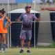 Antony Menezes em treinamento no Vasco